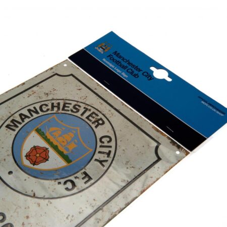 Manchester City FC Retro Logo Sign: 3 - Signs & Plaques By Manchester City