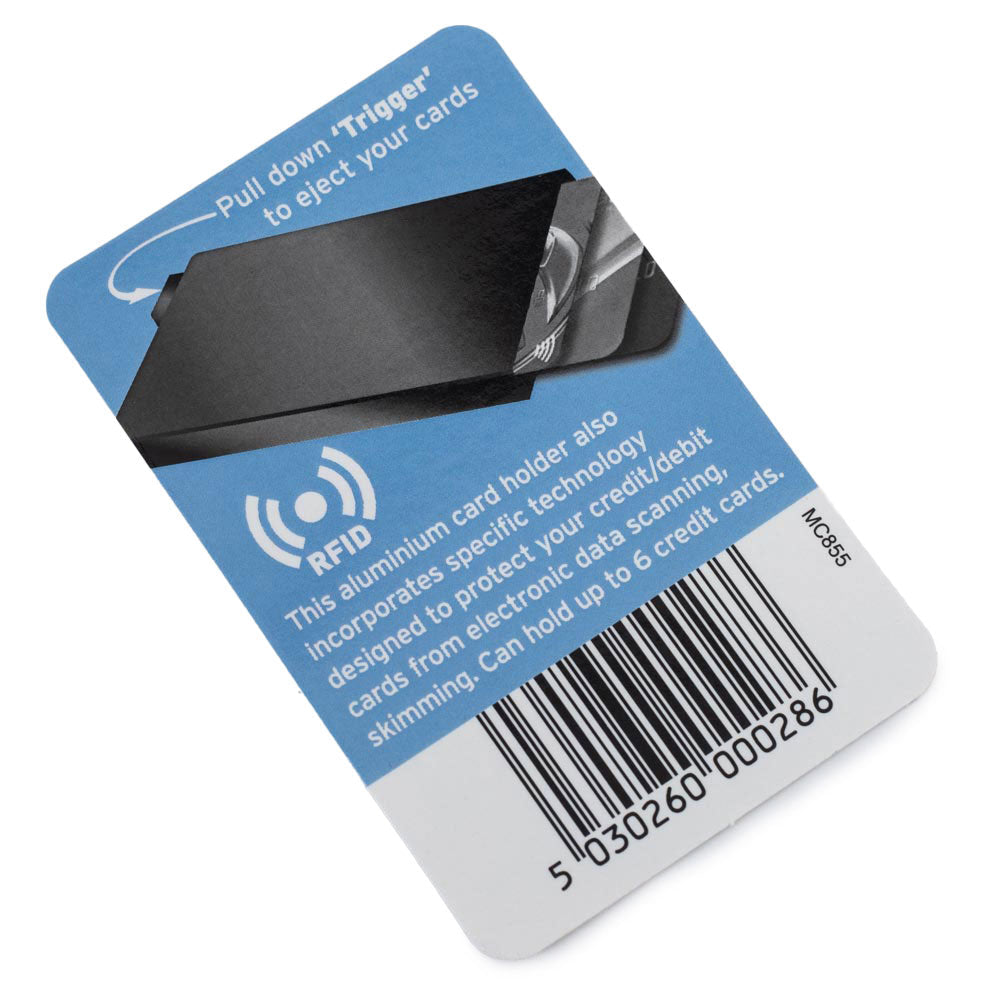 Manchester City FC rfid Aluminium Card Case: 4 - Card Holders By Manchester City