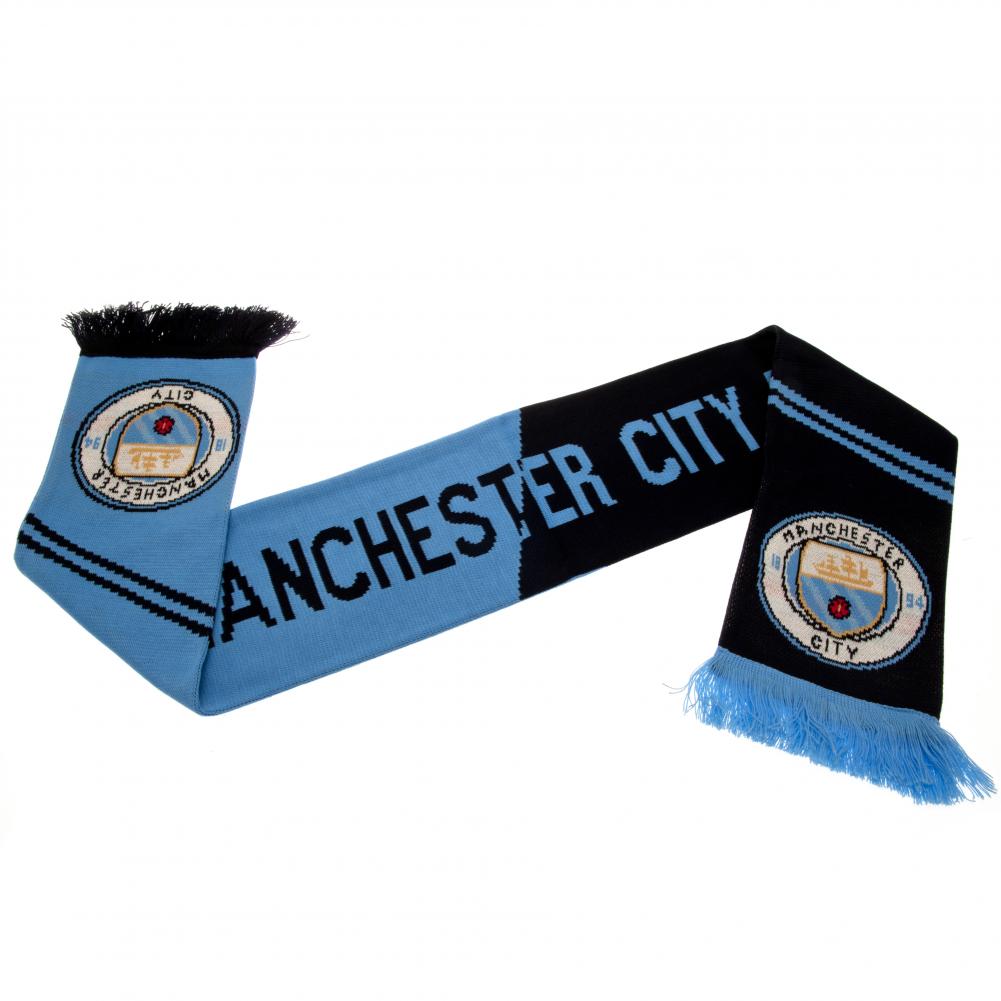 Manchester City FC Vertigo Scarf: 2 - Scarves By Manchester City