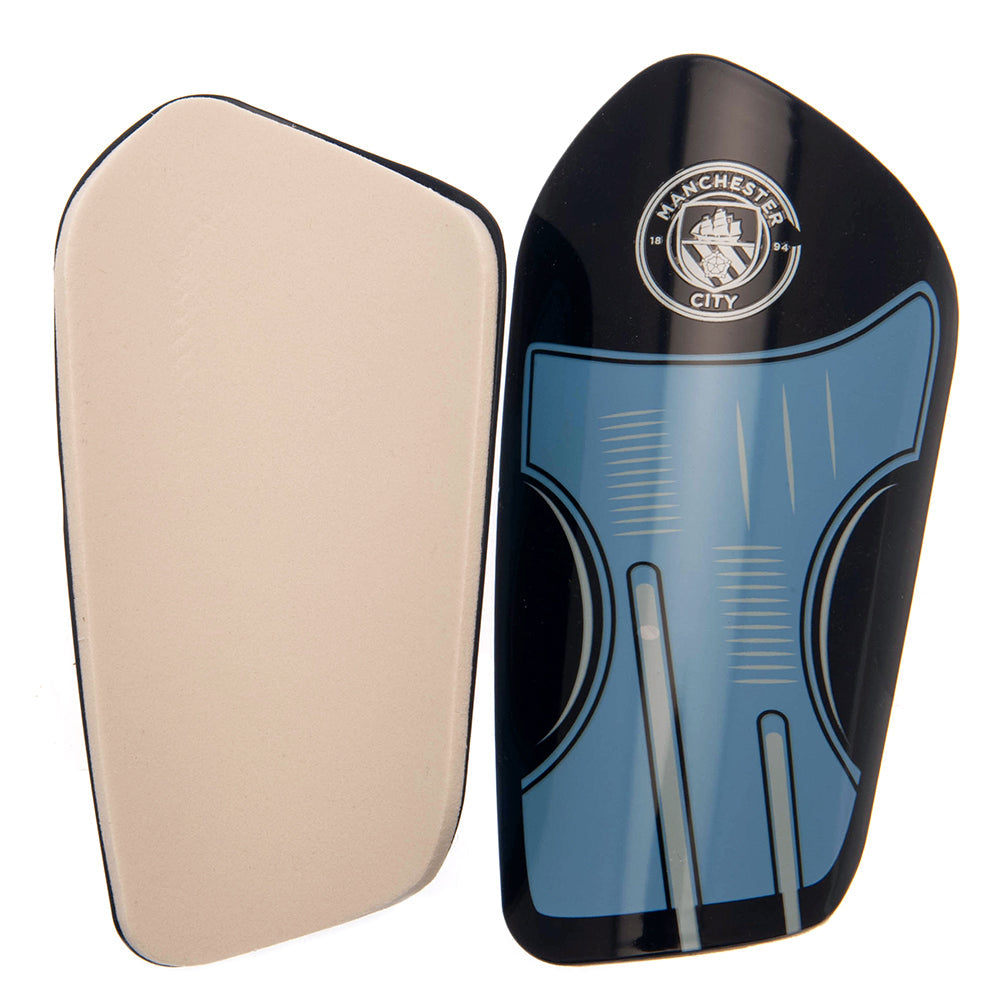 Manchester City FC Delta Shin Pads Youths: 2 - Shin Pads By Manchester City
