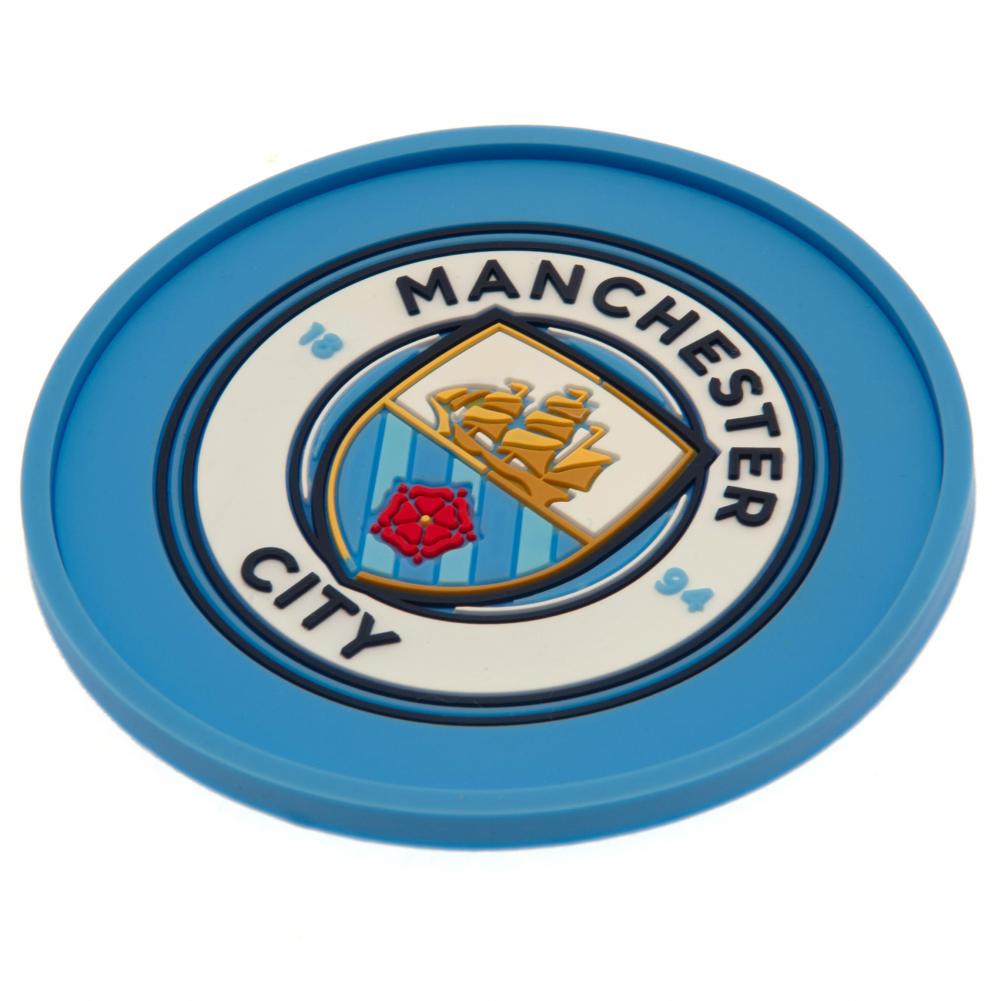 Manchester City FC Silicone Coaster: 1 - Coasters By Manchester City