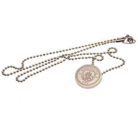 Manchester City FC Stainless Steel Pendant & Chain: 2 - Jewellery By Manchester City