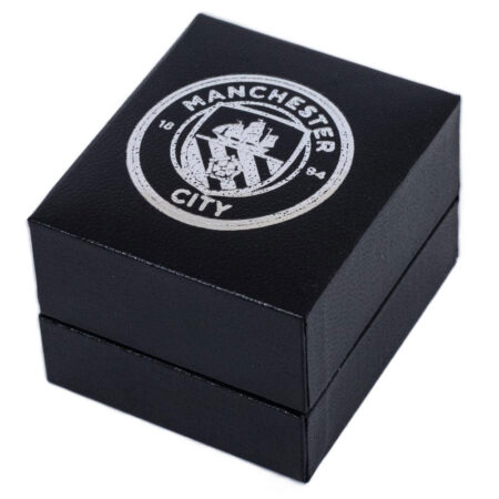 Manchester city fc sterling silver stud earring