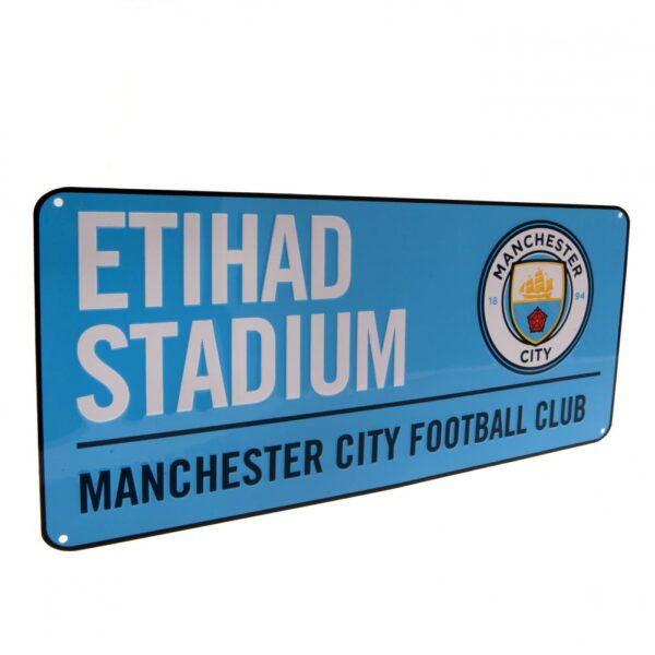 Manchester City FC Colour Street Sign: 2 - Signs & Plaques By Manchester City