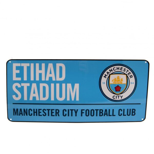Manchester City FC Colour Street Sign: 1 - Signs & Plaques By Manchester City