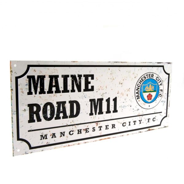 Manchester City FC Retro Street Sign: 2 - Signs & Plaques By Manchester City