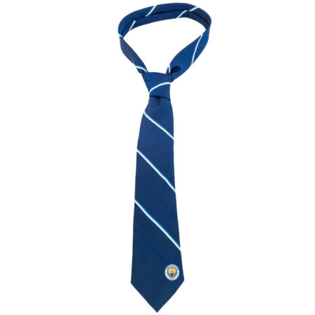 Manchester city fc stripe tie