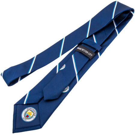 Manchester city fc stripe tie