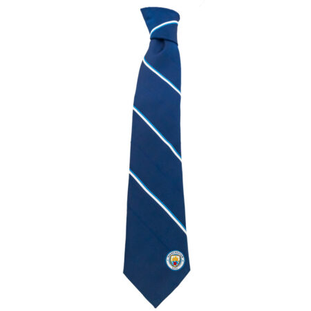 Manchester city fc stripe tie