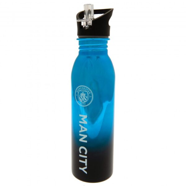 Manchester City FC UV Metallic Drinks Bottle: 2 - Water Bottles By Manchester City