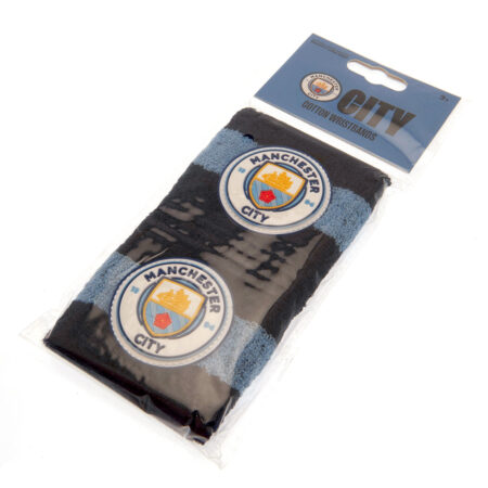Manchester City FC Wristbands: 3 - Armbands & Wristbands By Manchester City