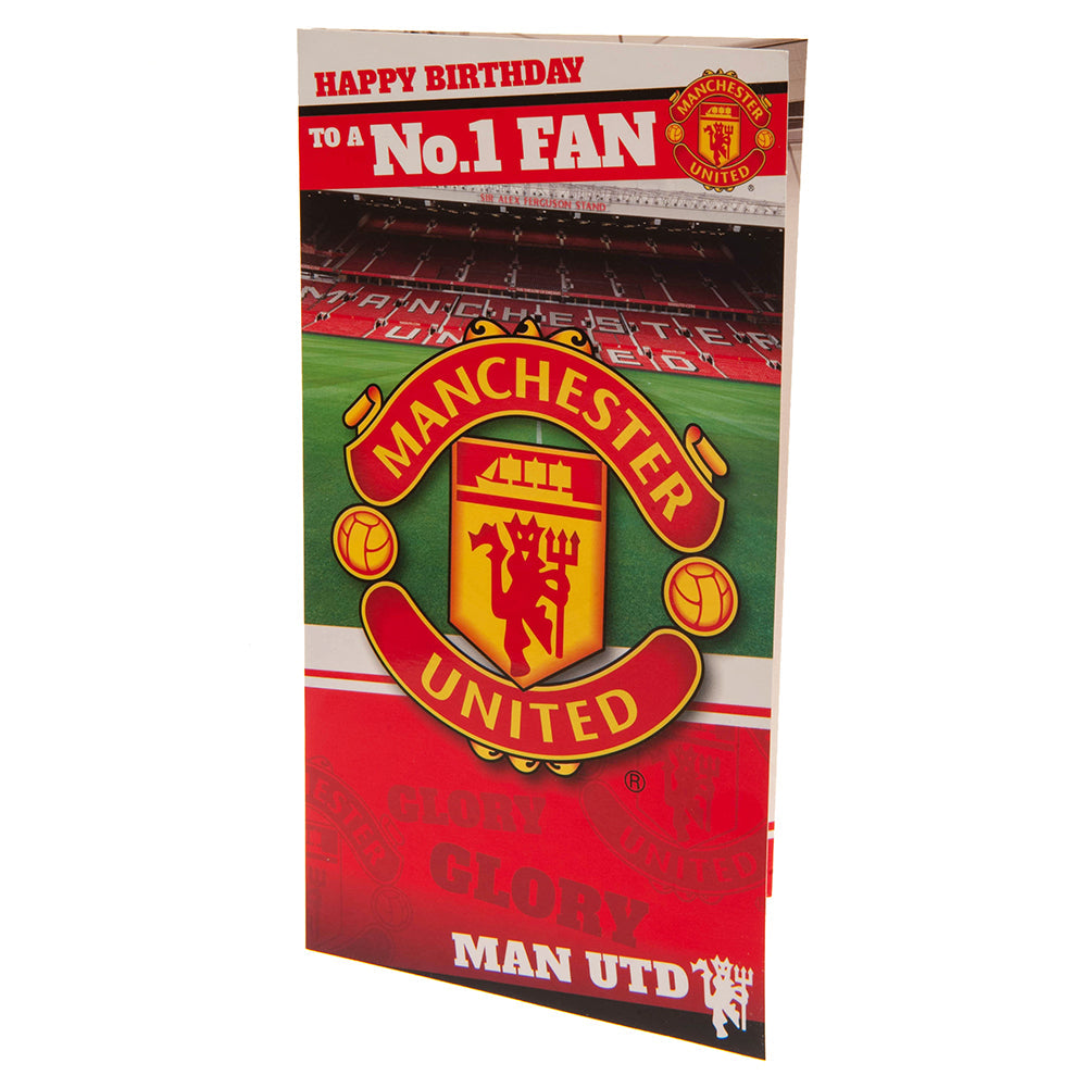 Manchester United FC No. 1 Fan Birthday Card: 2 - Greeting Cards By Manchester United