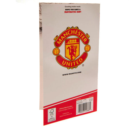 Manchester United FC No. 1 Fan Birthday Card: 4 - Greeting Cards By Manchester United