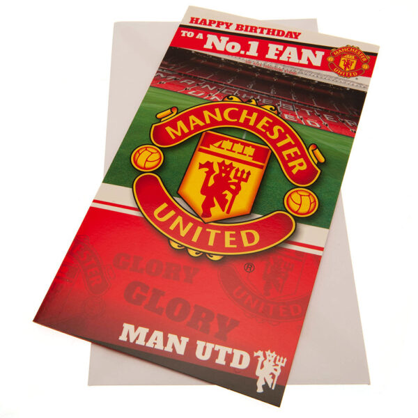 Manchester United FC No. 1 Fan Birthday Card: 1 - Greeting Cards By Manchester United