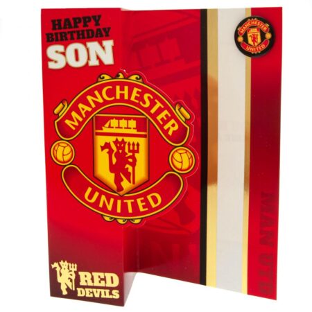 Manchester united fc birthday card son