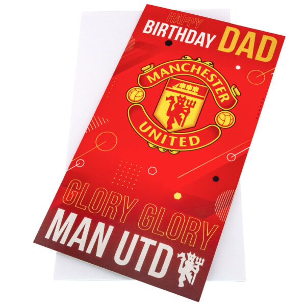 Manchester United FC Dad Birthday Card: 1 - Greeting Cards By Manchester United