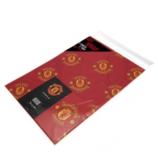 Manchester United FC Crest Gift Wrap: 2 - Gift Wrap & Bags By Manchester United