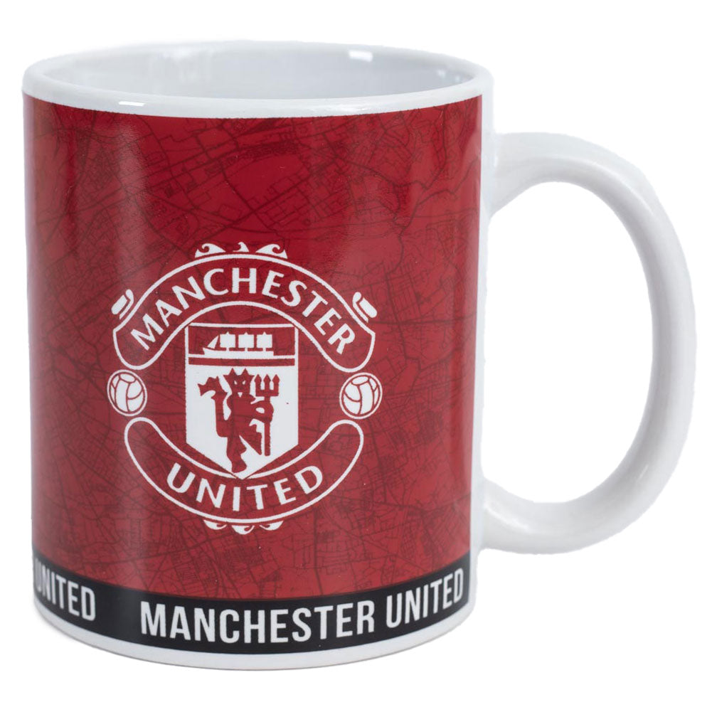 Manchester united fc identity mug