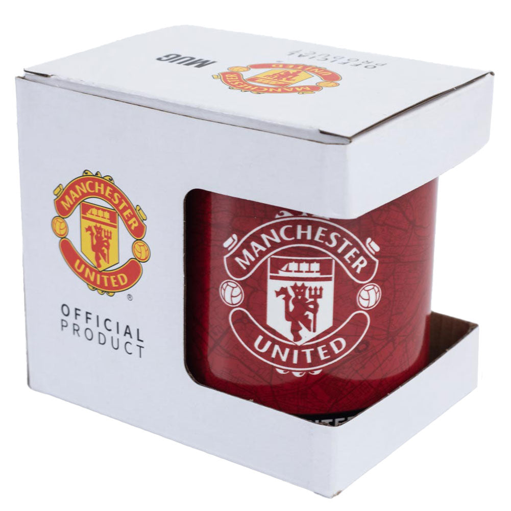 Manchester united fc identity mug