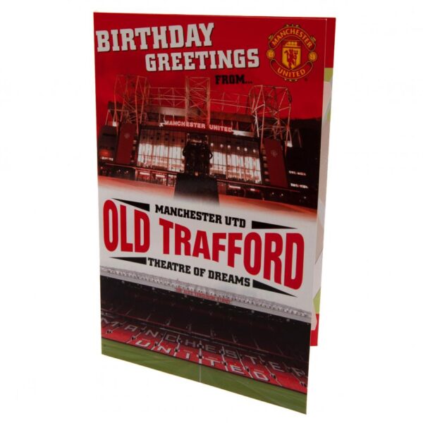 Manchester United FC Pop-Up Birthday Card: 1 - Greeting Cards By Manchester United
