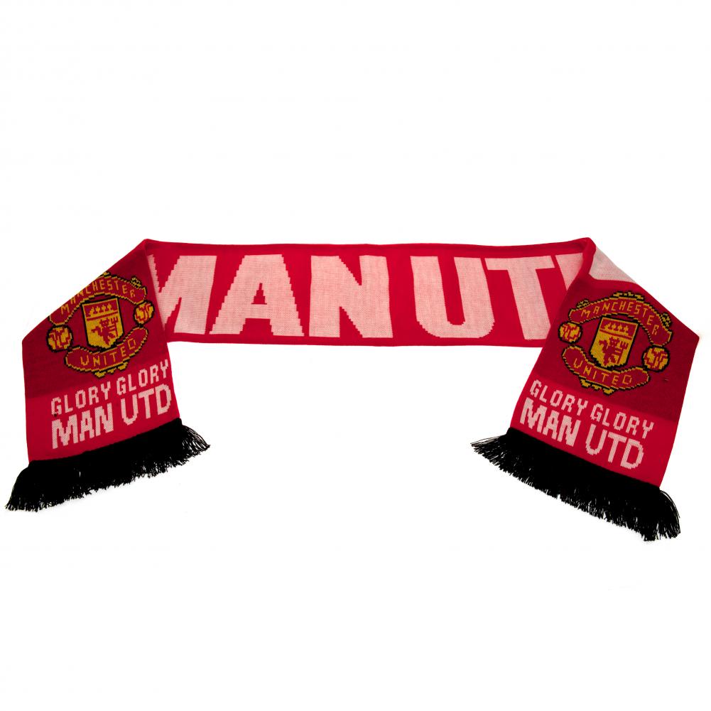 Manchester United FC Glory Glory Scarf: 3 - Scarves By Manchester United