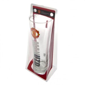 Manchester United FC Tall Beer Glass: 2 - Glassware By Manchester United