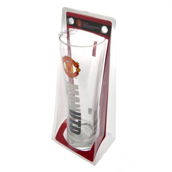 Manchester United FC Tall Beer Glass: 2 - Glassware By Manchester United
