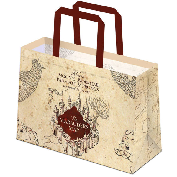 Harry Potter Marauders Map Reusable Shopping Bag: 1 - Bags By Harry Potter