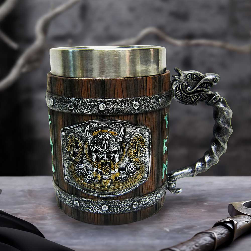 Medieval Norseman Tankard 16cm: 1 - Tankards By Gift Moments
