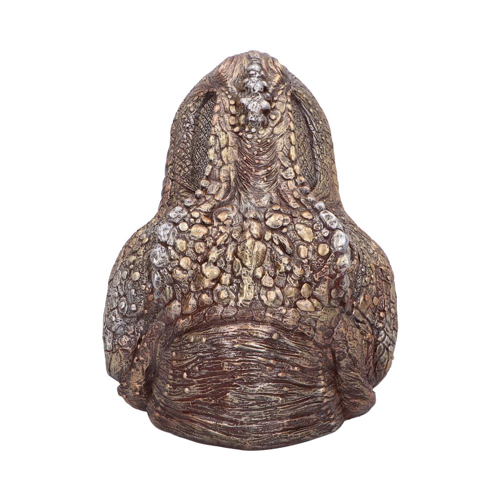Metallic tyrannosaurus rex head trinket dish