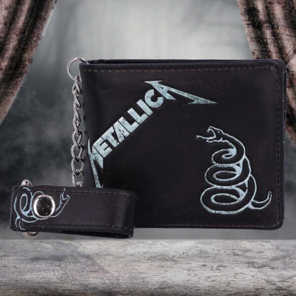 Metallica Black Album Wallet with Chain: 1 - Wallets By Metallica