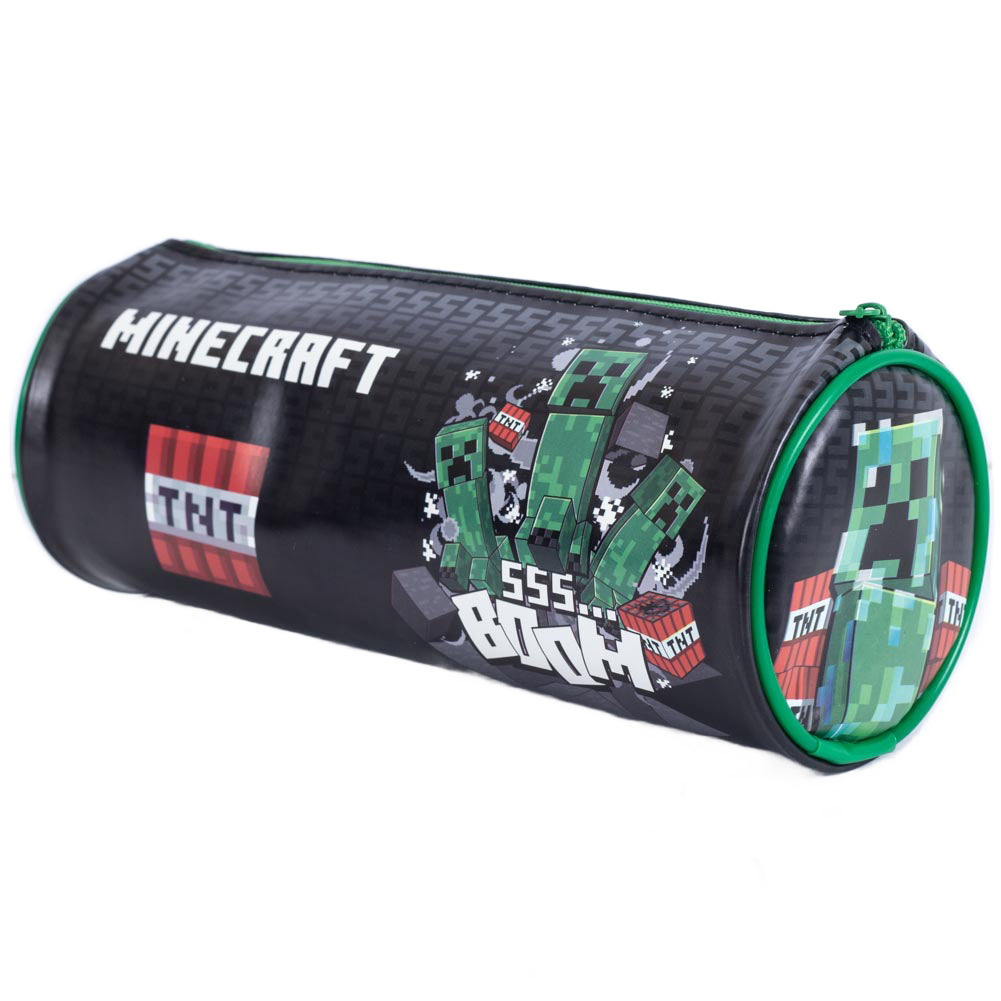 Minecraft barrel pencil case