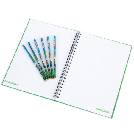 Minecraft bumper stationery set