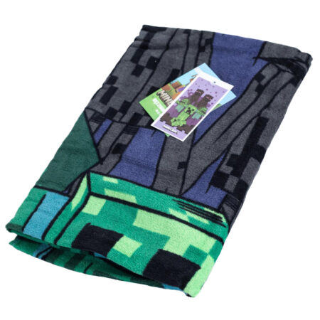 Minecraft creeper towel