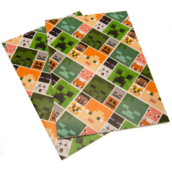 Minecraft Gift Wrap: 2 - Gift Wrap & Bags By Minecraft