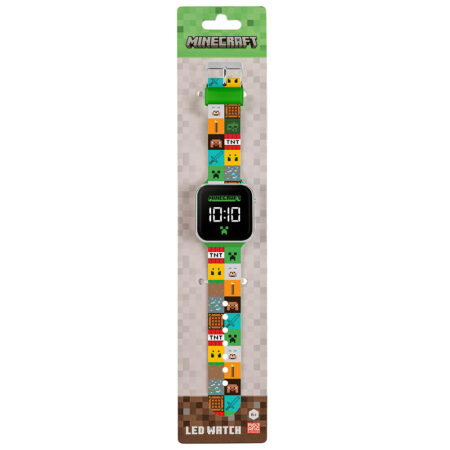 Minecraft junior led watch