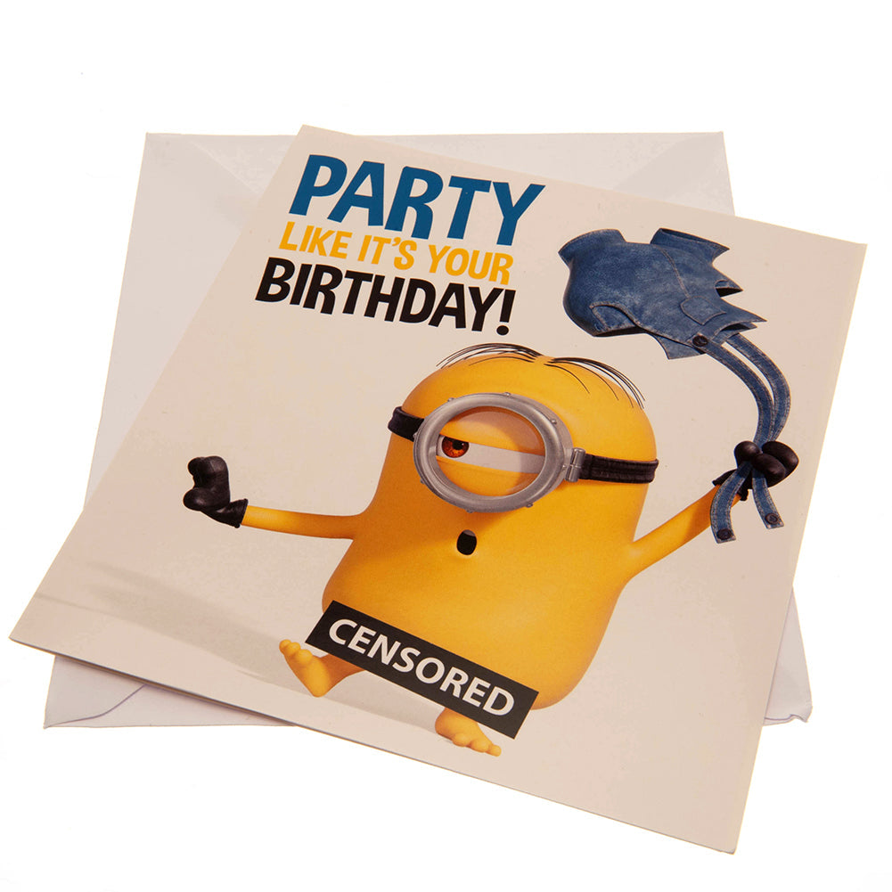 Minions Birthday Card Party: 1 - Greeting Cards By Minions