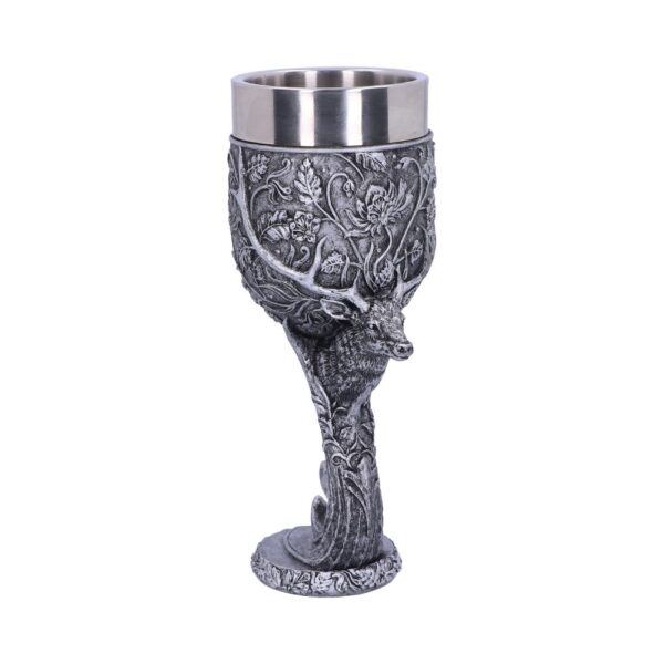 Monarch of the Glen Stags Head Goblet Wine Glass: 2 - Goblets & Chalices By NN Designs