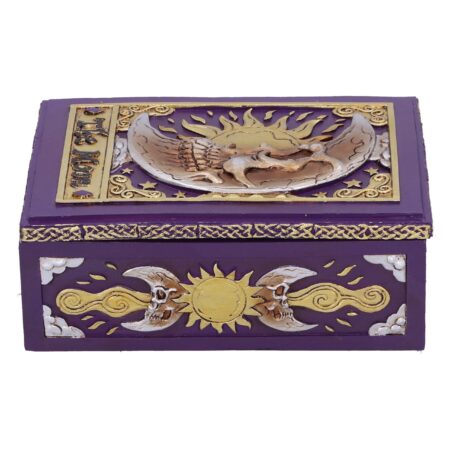 Moon tarot trinket box