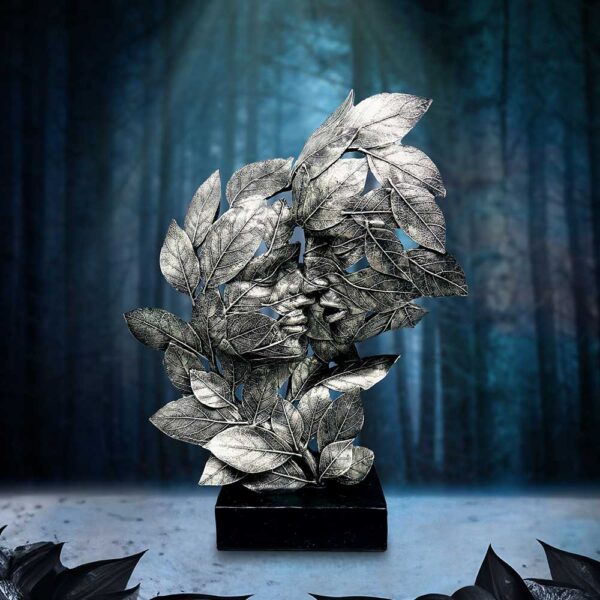 Natural Emotion - Kiss Silver Statue 37cm: 1 - Figures & Collectables By Gift Moments