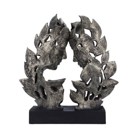 Natural emotion love silver statue 31cm