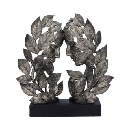 Natural emotion love silver statue 31cm