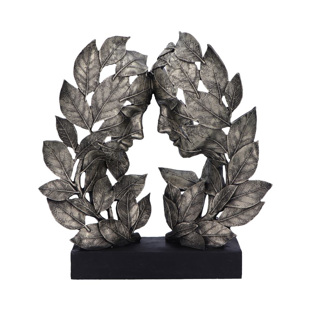 Natural emotion love silver statue 31cm