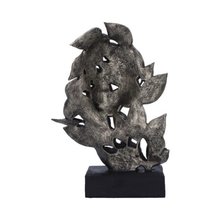 Natural emotion peace silver statue 32cm