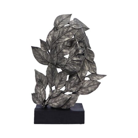 Natural emotion peace silver statue 32cm