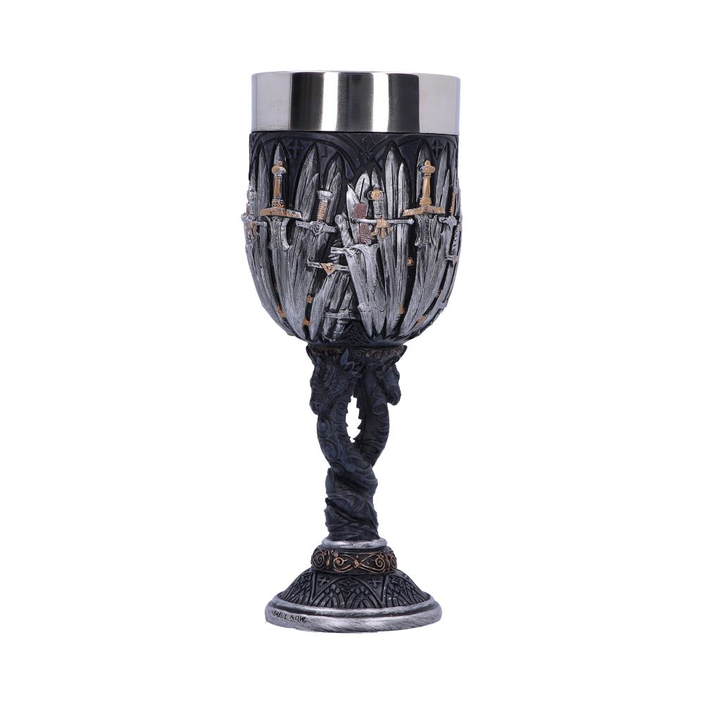 Nemesis medieval sword dragon wine goblet