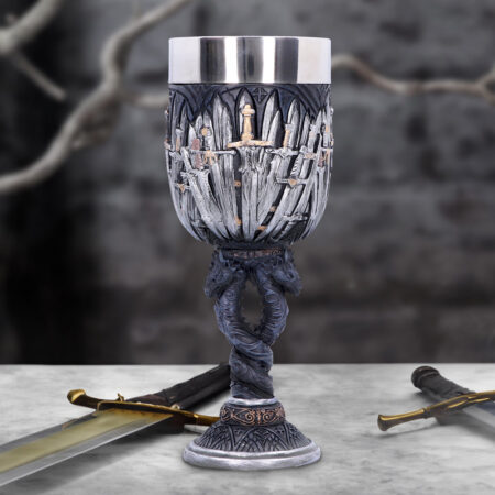 Nemesis medieval sword dragon wine goblet