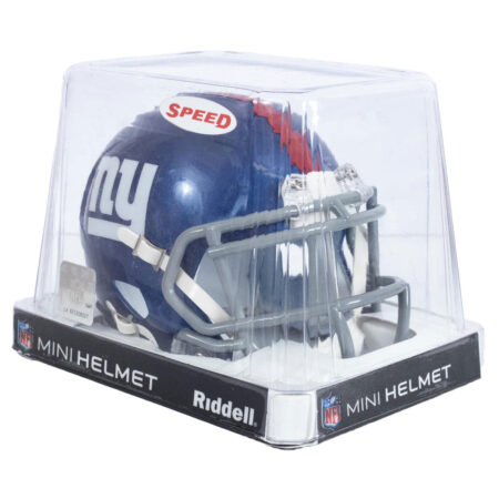 New York Giants Riddell Speed Mini Helmet: 2 - Figures & Collectables By American Sports
