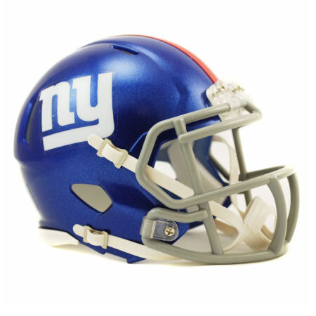 New York Giants Riddell Speed Mini Helmet: 1 - Figures & Collectables By American Sports
