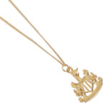 Newcastle United FC 18ct Gold Plated on Silver Pendant & Chain: 1 - Necklaces By Newcastle United